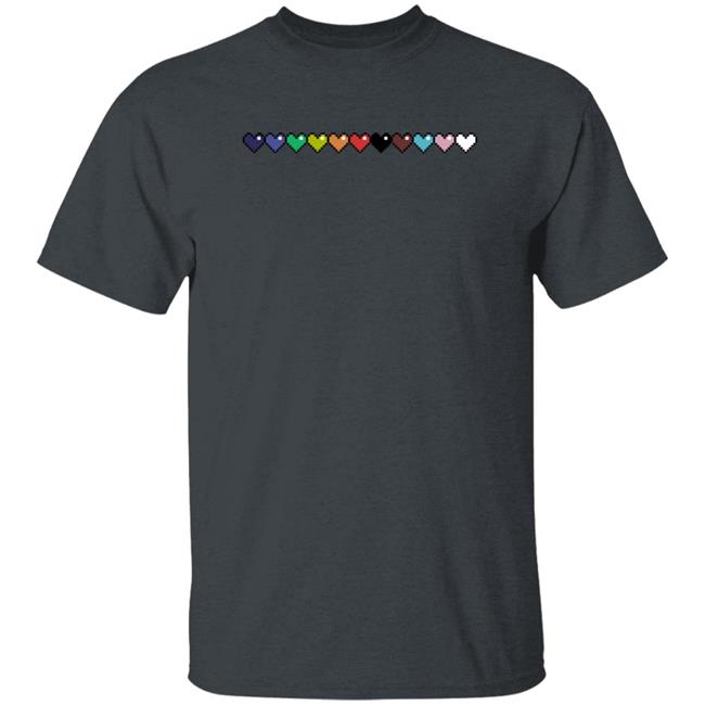 Ai - Pride Walk Heart Shirt Ladyagnes Pride Walk Undertable Heart Shirt