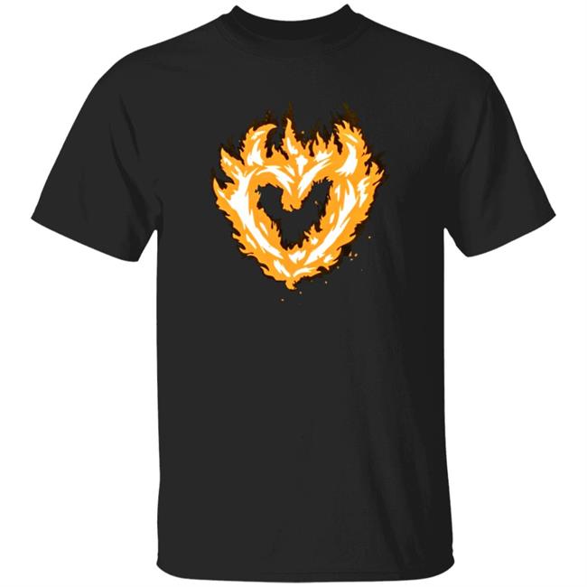 Sapnap Merch Sapnap 4 Million Flame Heart Pullover Hoodie