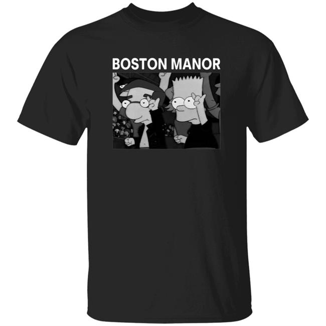 Boston Manor Simpsons Shirt Bostonmanorband Boston Manor Simpsons Shirt Boston Manor Bart And Milhouse Shirt