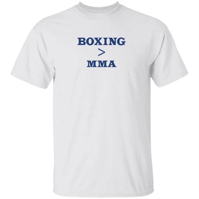 Jake Paul Merch Boxing Over Mma White Shirt Hoodie Sweatshirt