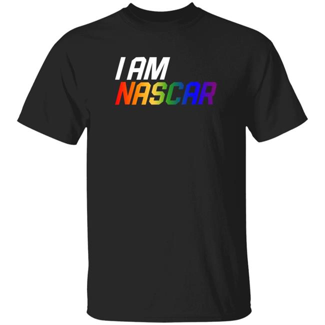 I Am Nascar Shirt Nascar Store Men's Nascar Black Checkered Flag Pride T Shirt Hoodie Sweatshirt