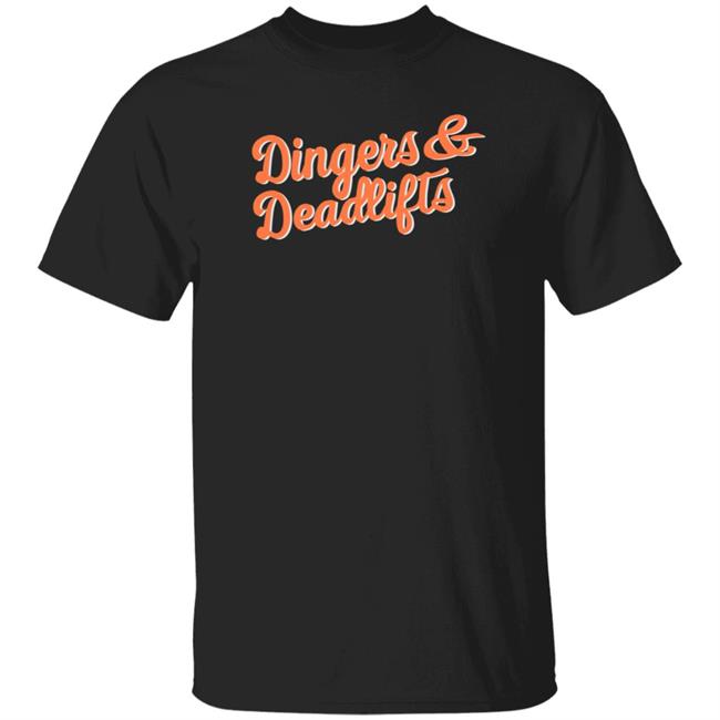 Uyen - Dingers And Deadlifts Shirt Sfgiants Kris Bryant Dingers And Deadlifts Shirt Hoodie Sweatshirt