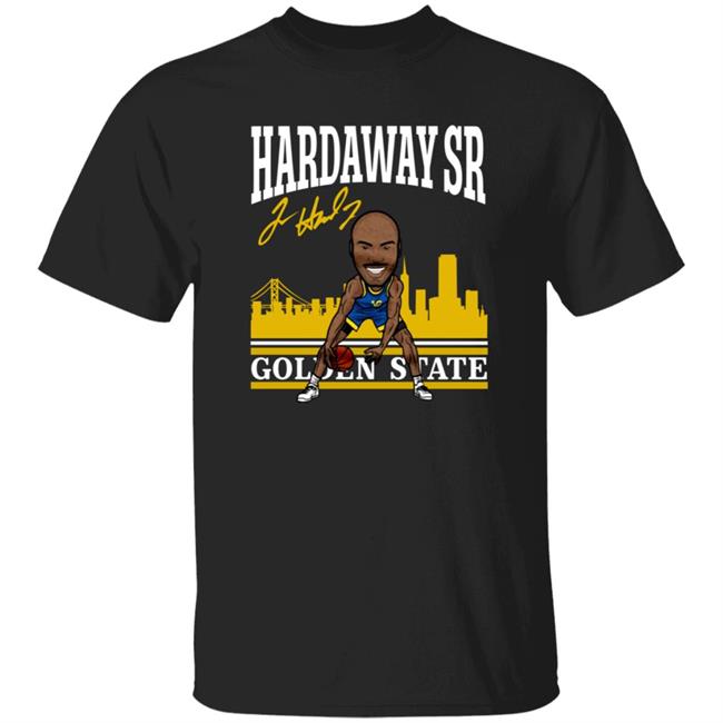 Tim Hardaway Toon Y Wht Shirt 500Level Merch Tim Hardaway Toon Y Wht Shirt Hoodie Sweatshirt