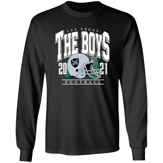 Las Vegas The Boys 2021 Football Shirt Barstoolsports Merch The Boys Lv Helmet Shirt Hoodie Sweatshirt