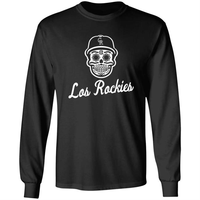 Los Rockies Shirt Colorado Rockies Los Rockies Shirt Los Rockies Calavera Shirt Hoodie Sweatshirt