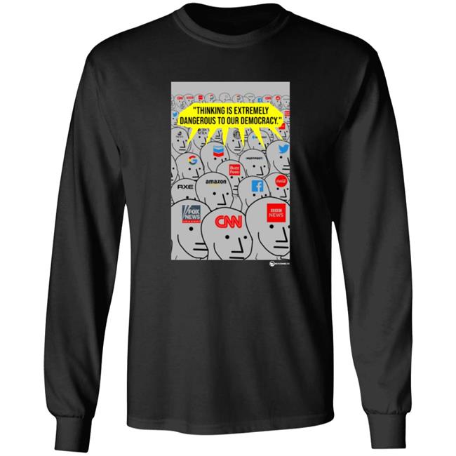Thinking Is Dangerous Shirt Luke Rudkowski Thinking Is Dangerous Shirt Hoodie Sweatshirt