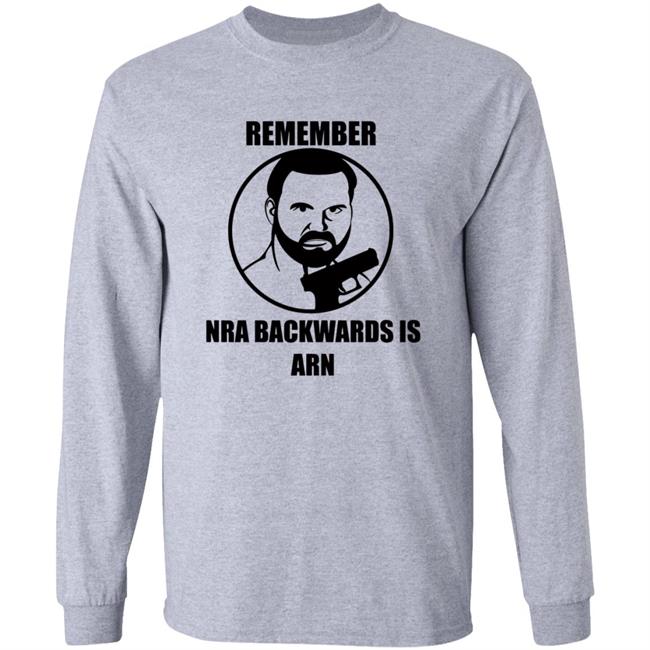 Remember Nra Backwards Is Arn Shirt Cherlock Holmes