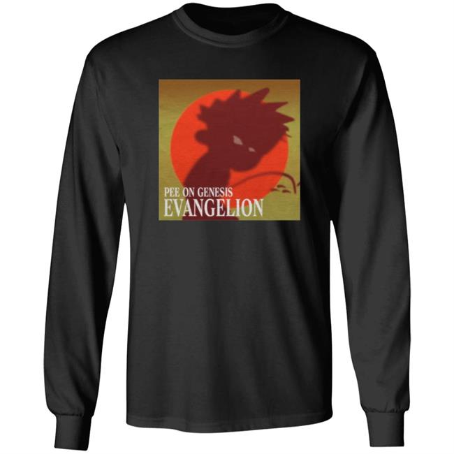 Pee On Genesis Evangelion Shirt The Hard Times Shop