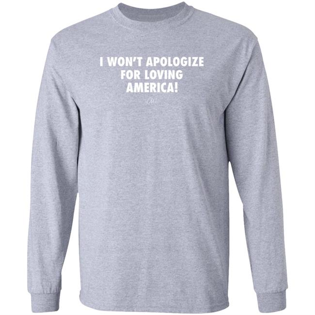 I Won't Apologize For Loving America Shirt Brittany Aldean Officialchristianwalker Merch