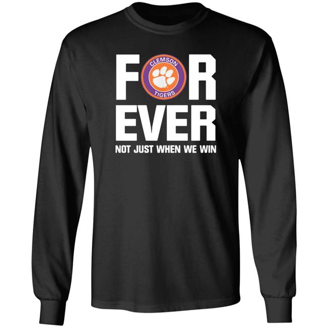 Clemson Tigers Forever Not Just When We Win Shirt Big Dave Uiagalelei