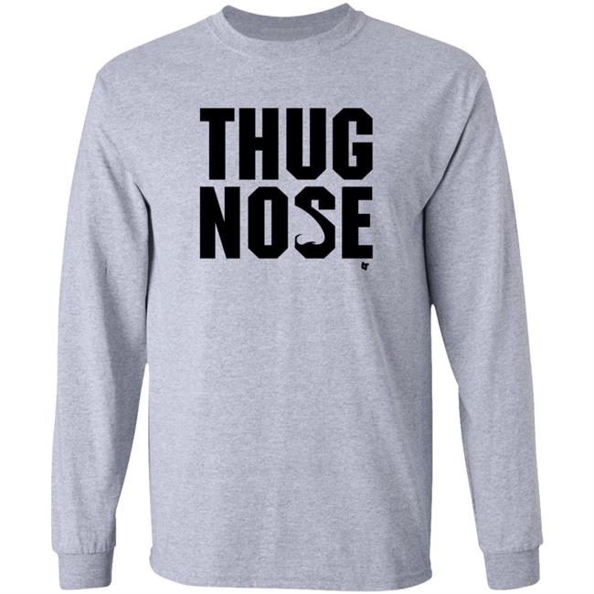 Thug Nose Hoodie Ariel Helwani Thug Nose Hoodie BreakingT Merch