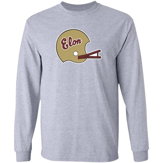 Wes Durham Elon Football 1980'S Helmet Shirt Breakingt Merch Elon Football 1980'S Helmet Shirt