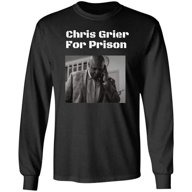 Chris Grier For Prison Shirt Thesmokesports Merch Chris Grier For Prison Shirt