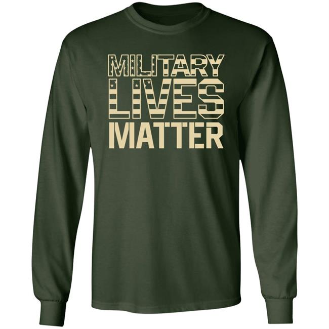 Brittany Aldean Military Lives Matter Long Sleeve Shirt Brittandkasi Merch