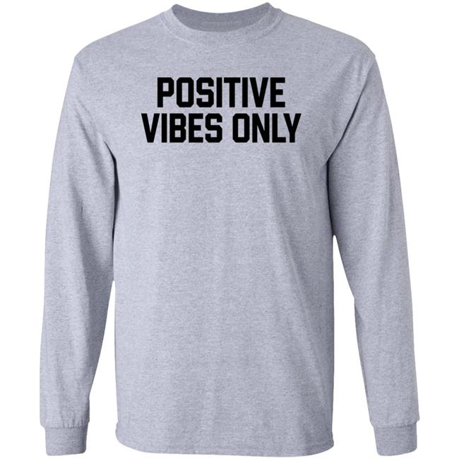 Positive Vibes Only Hoodie Barstoolsports Merch