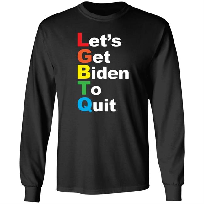 Let's Get Biden To Quit Rainbow Hoodie Shopdonjr Merch
