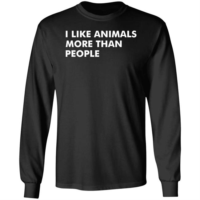 I Like Animals More Than People Shirt The Vegan Vibe Store I Like Animals Shirt