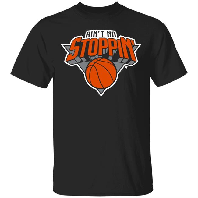 AIN'T NO STOPPIN' NEW YORK Shirt Black hoodie sweatshirt