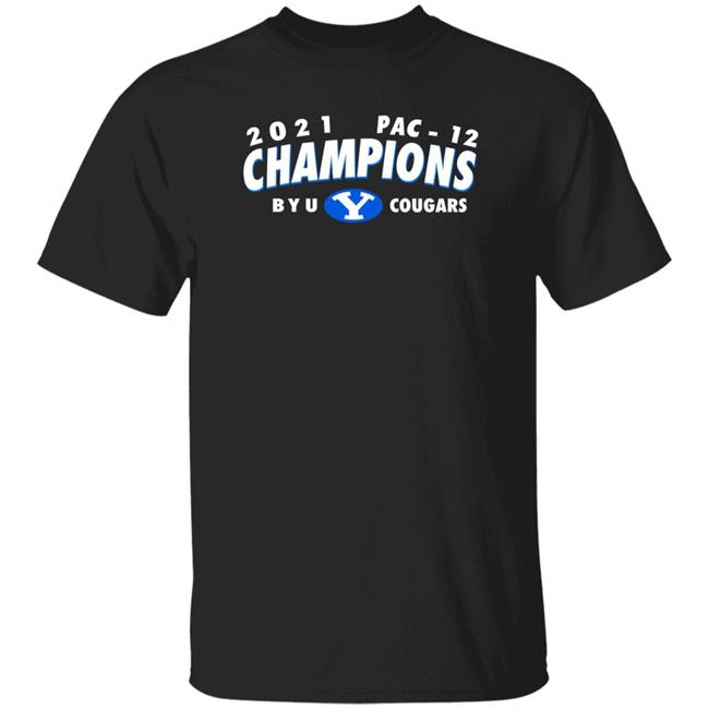 2021 Pac 12 Champions Byu Cougars Shirt Squally Canada Champions Byu Cougars 2021 Shirt