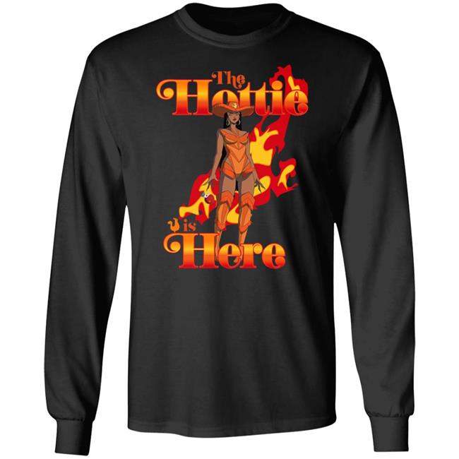 Popeyes X Megan Thee Stallion The Hottie Is Here Fire Shirt Thee Hottie Sauce Merch