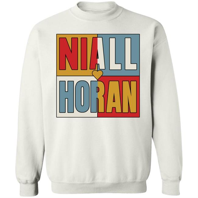 Niall Horan Color Block Crew Sweatshirt Niall Horan Merch
