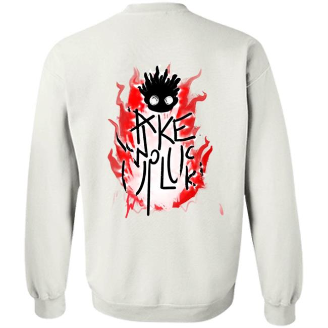 Lucki Merch Wake Up Lucki Fire Ls Sweatshirt