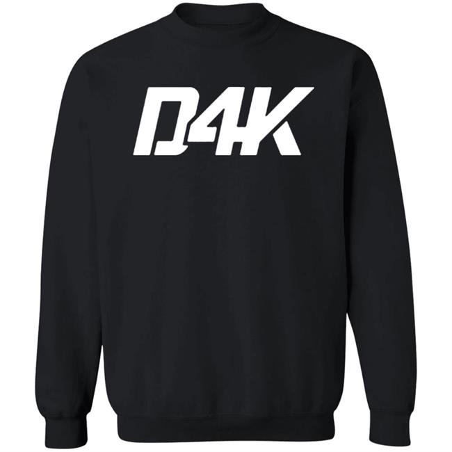 Dak Prescott D4k Logo Shirt Black Hoodie Sweatshirt Dak Prescott D4k Logo Shirt Black Hoodie Sweatshirt