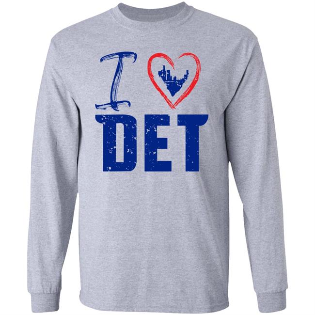 I Love Det Shirt Detroit Pistons I Love Det Shirt