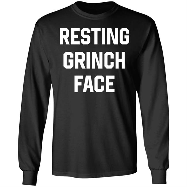 Resting Grinch Face Shirt Annie Bananie
