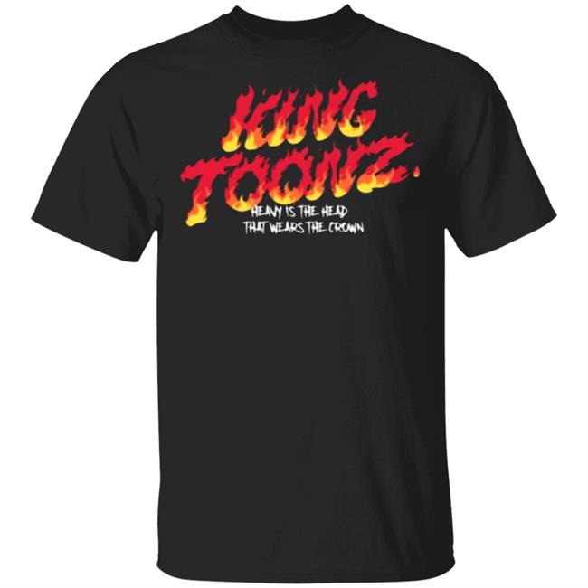 KING TOONZ FLAME T Shirt Black Hoodie Sweatshirt