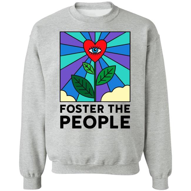 Flower Foster The People Sweatshirt Foster The People Merch