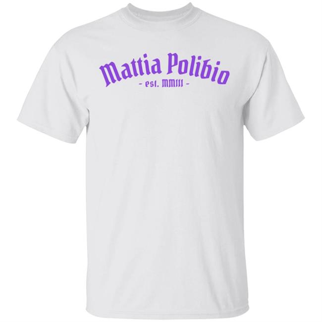 Mattia Polibio Logo T Shirt Mattia Polibio Logo Hoodie