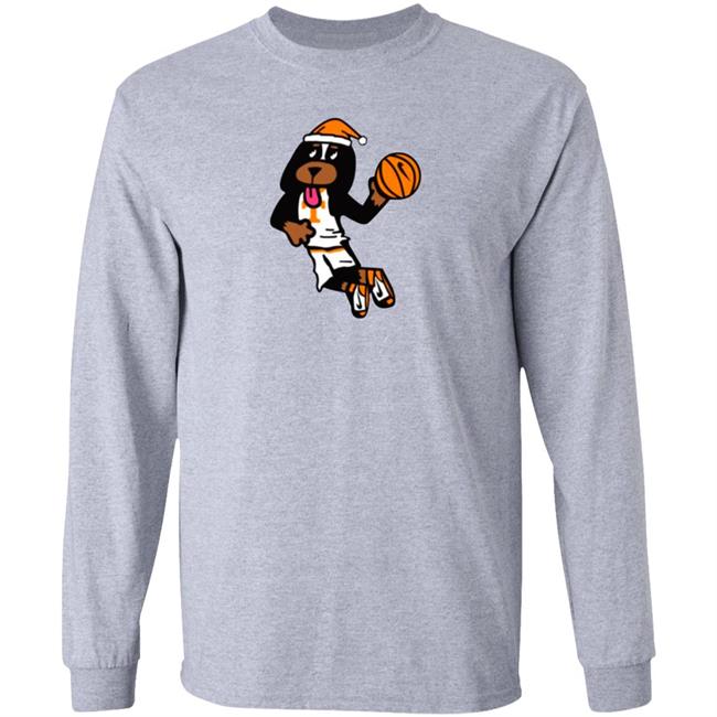Tennessee Basketball Allvols Santa Smokey Package Shirt