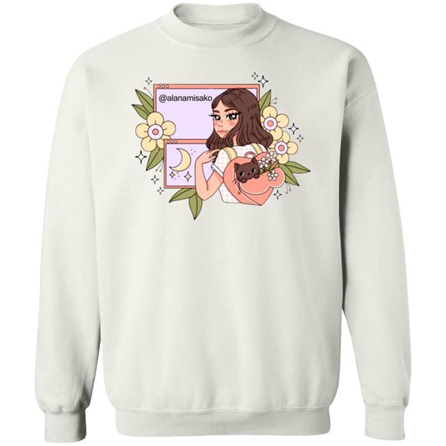 Flowers, Sparkles, And Miso, Oh My Sweatshirt Alana Misako