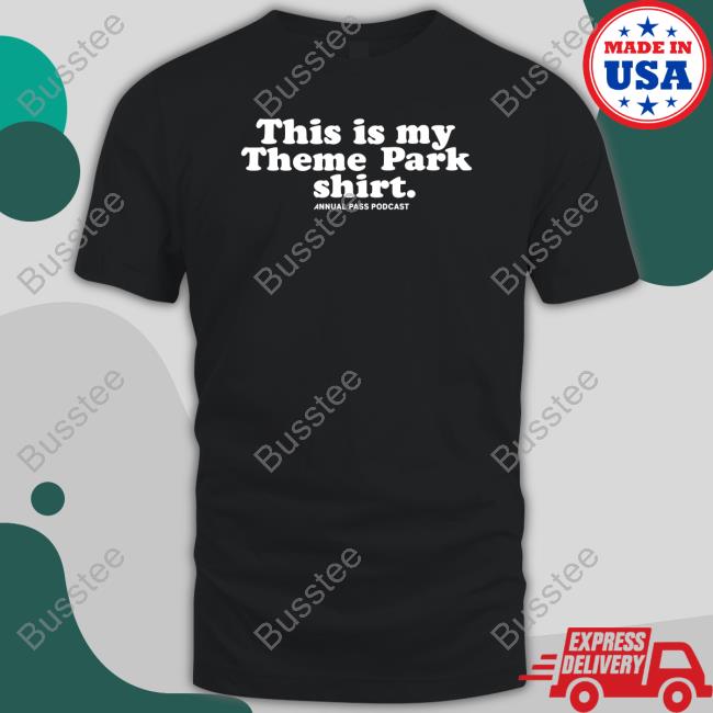 Roosterteeth Store This Is My Theme Park Shirt Tee