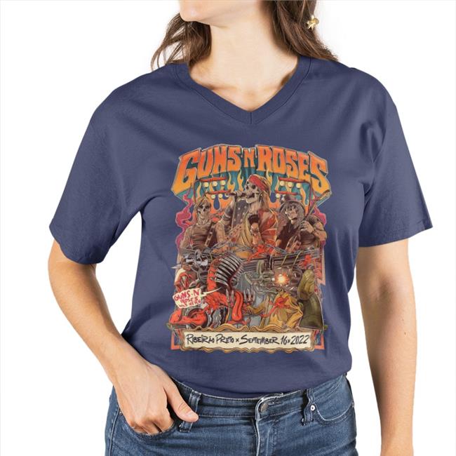 Gnr Merch Guns N' Roses Ribeirão Preto X September 16 2022 Sweatshirt Black