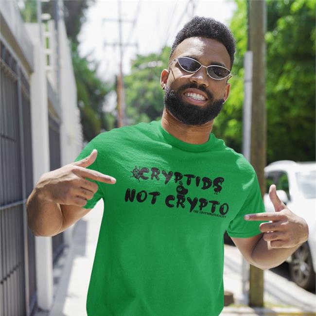 Cryptonature Cryptids Not Crypto Shirt The Cryptonaturalist