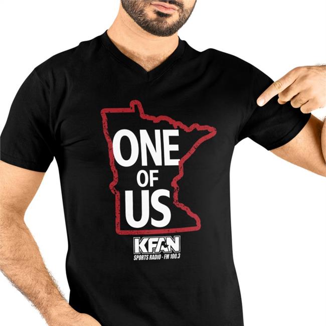 Kfanradio Merch One Of Us Kfan Sports Radio Fm 100.3 T Shirt