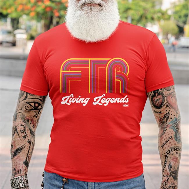 All Elite Wrestling Ftr Living Legends New Shirt