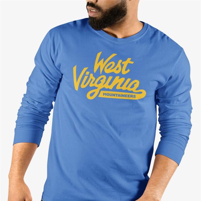 West Virginia Mountaineers Retro Script Hoodie Sweatshirt Genosmith3
