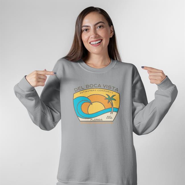 Kramer Del Boca Vista Retirement Community Est 1996 Florida Where Old People Go To Die Hoodie Super 70S Sports Store