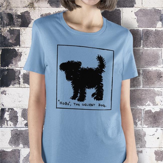 Yesterday's Print Hobo The Ugliest Dog Ash T Shirt