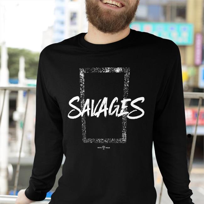 Rotowear Navy Savages T-Shirt