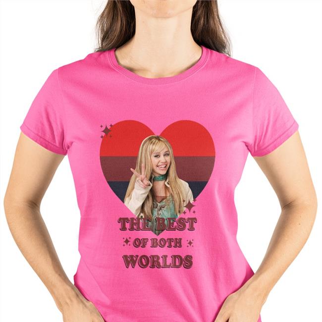 Hannah Montana The Best Of Both Worlds New Shirt Hannah Montana The Best Of Both Worlds T Shirt