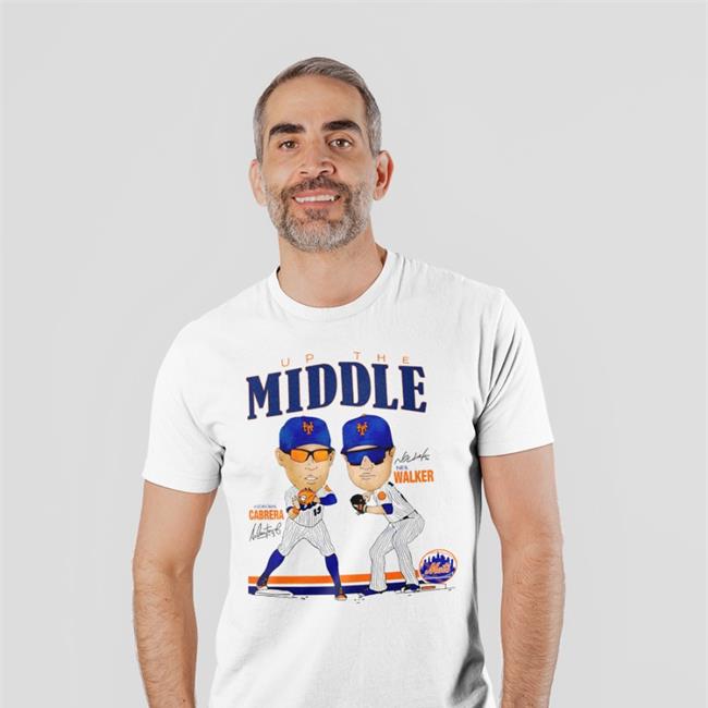 Up The Middle New York Mets M&M Tee
