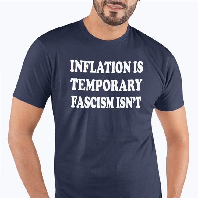 Emily Winston Inflation Is Temporary Fascism Isn't Hoodie Sweatshirt Black