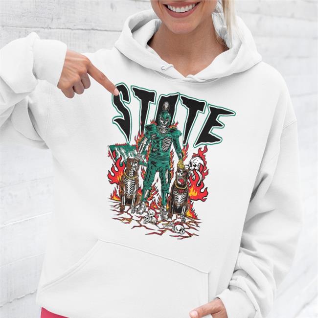 Sana Detroit Merch Sana University Spartan Dawgs State Hoodie
