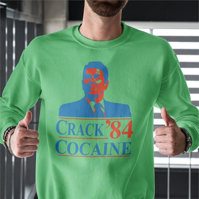 Barely Legal Clothes Ronald Reagan Crack 84 Cocaine Hoodie Sweatshirt