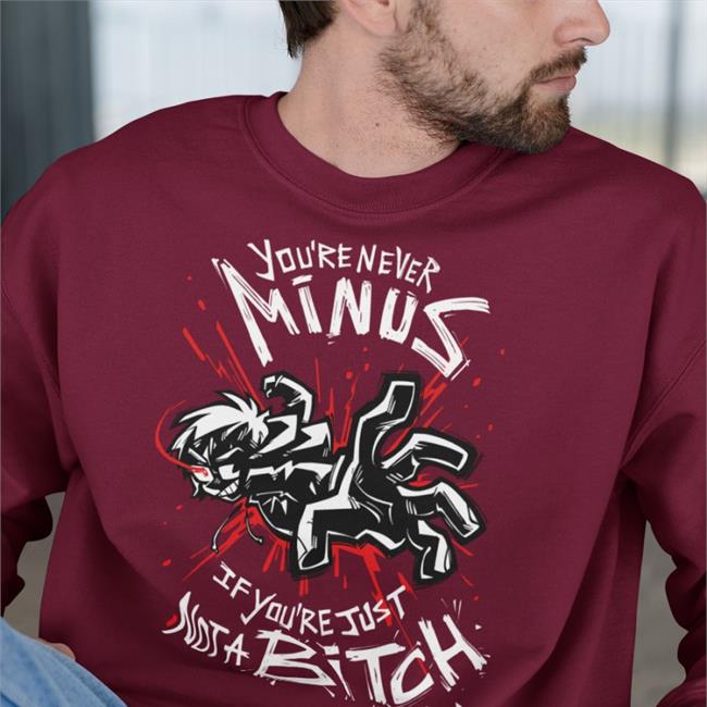 Krooked Glasses You're Never Minus If You're Just Not A Bitch Hoodie