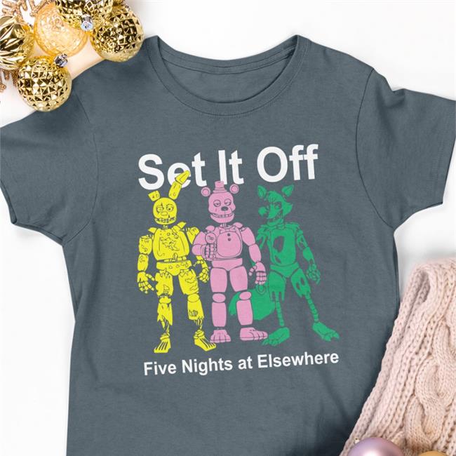 Setitoffband Merch Set It Off Five Nights At Elsewhere T Shirt